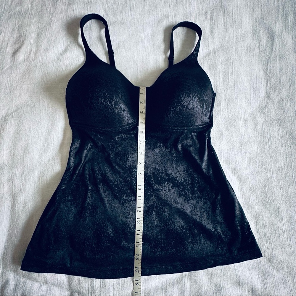 Rhonda Shear Camisole Womens XL Black Jacquard Mesh Shapewear Bra Top Whimsigoth - Picture 5 of 12